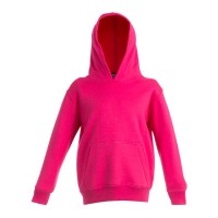 SWEAT SHIRT CRIANÇA C/CAPUZ PHOENIX KIDS FUSHIA